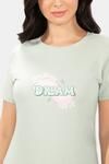 Amante Scoop Neck Sleep Tee - Dream Print — thumbnail 4